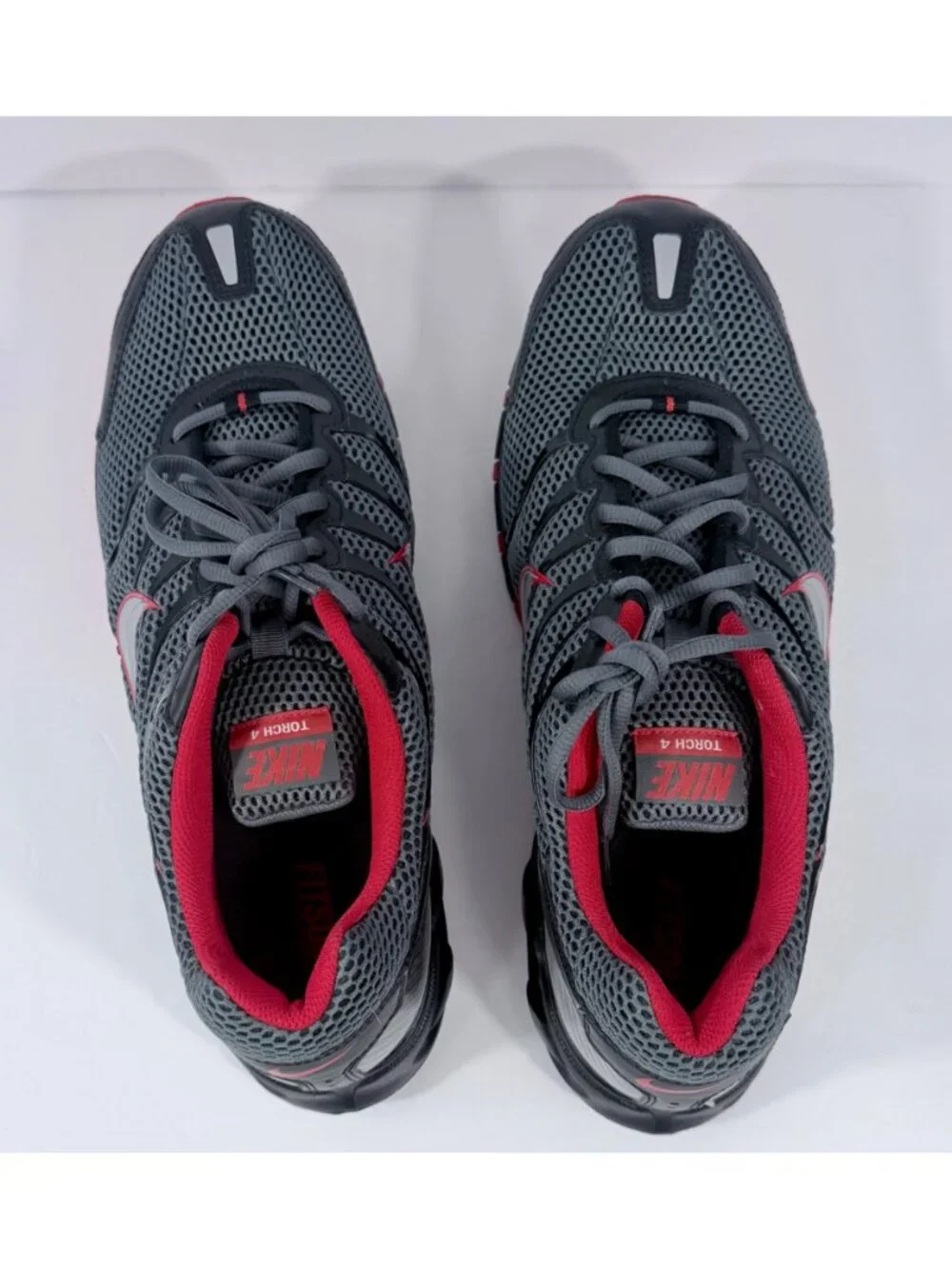 Nike Air Max Torch 4 NEW Men’s Size 15 Dark Gray Metallic Silver Red